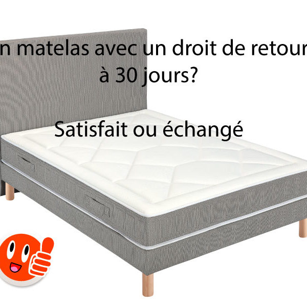 satisfait-ou-echange-matelas Matelas satisfait ou échangé